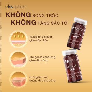 công dụng ekseption retin-oil peel 5ml