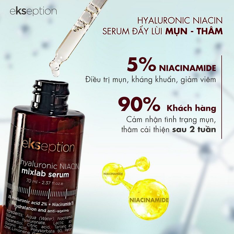 10 công dụng thần kỳ của Niaciamide trong mỹ phẩm