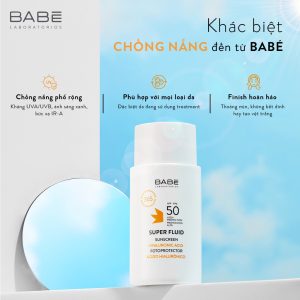 công dụng kem chống nắng Superfluid Sunscreen spf 50+