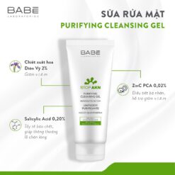 thành phần sữa rửa mặt purifying cleansing gel