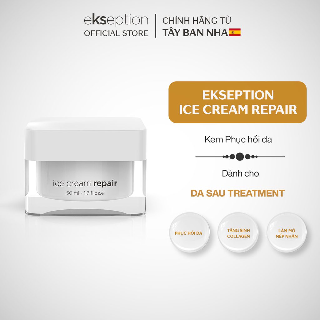 Kem dưỡng phục hồi da chống lão hóa Ekseption Ice Cream Repair 50ml