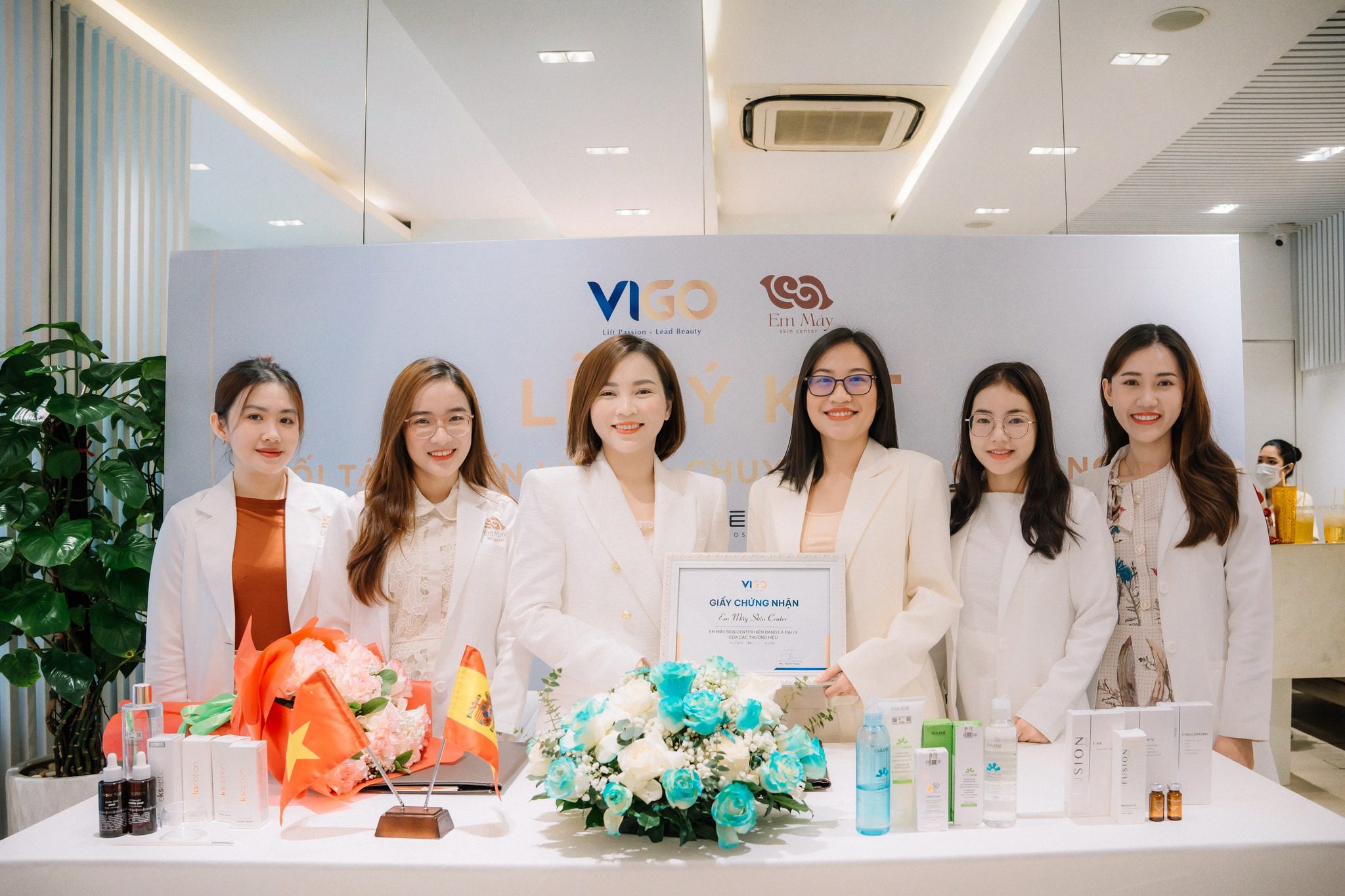 VIGO x EM MÂY SKIN CENTER | Lễ ký kết hợp tác chiến lược và chuyển giao công nghệ