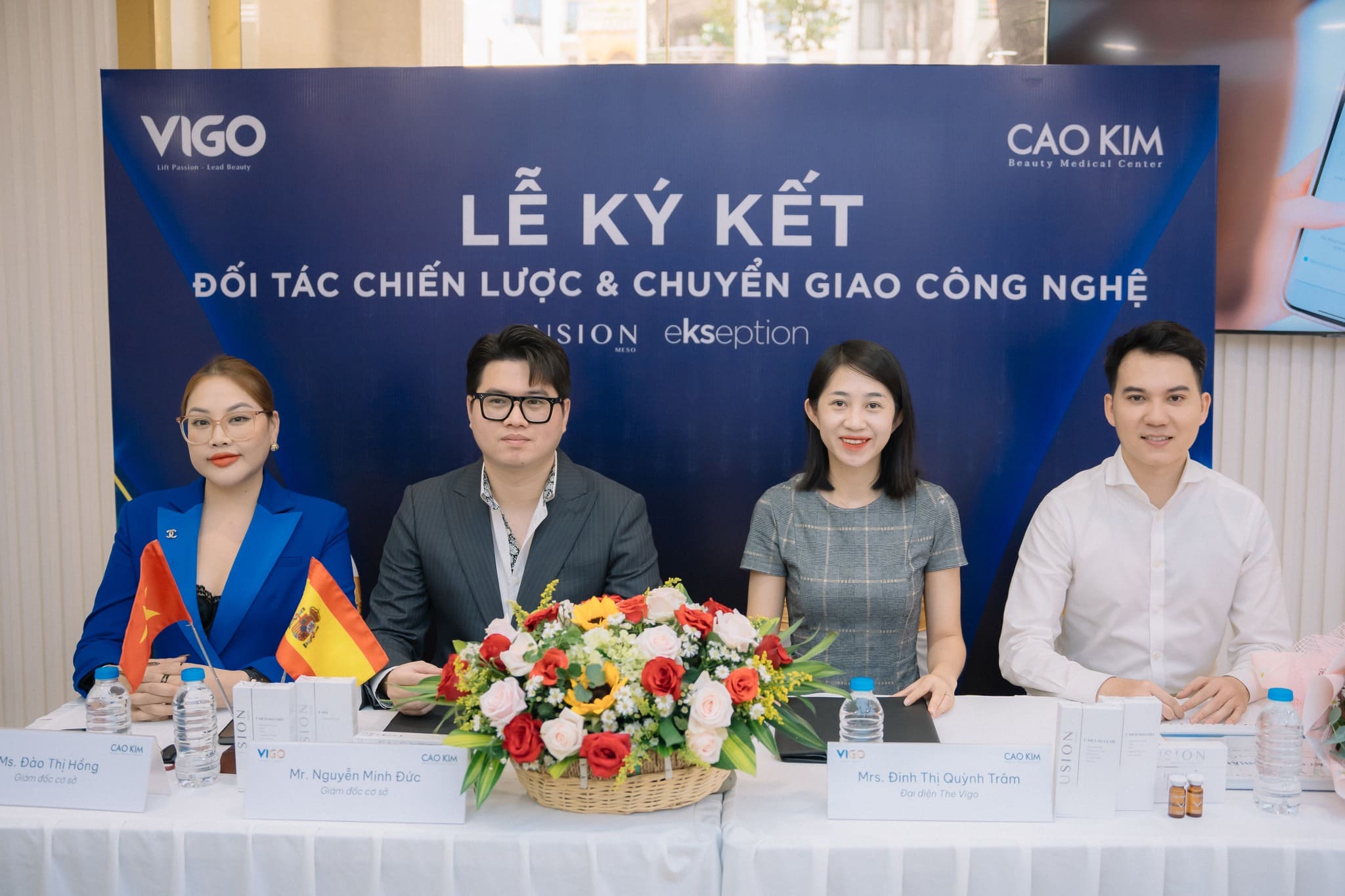 vigo ký kết cao kim beauty medical center